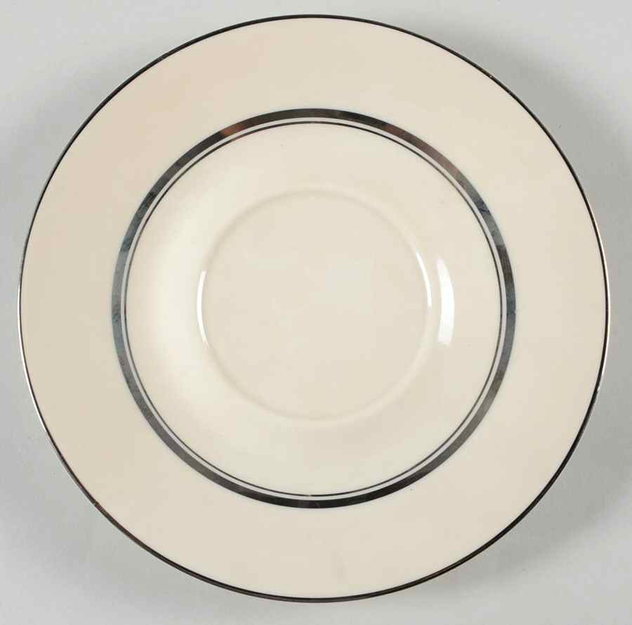 Kent (Platinum Trim) Saucer for Cream Soup Bowl by Syracuse-1