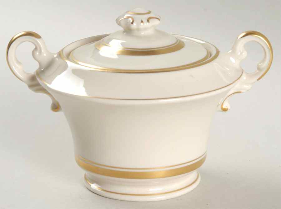 Kent (Gold Trim) Sugar Bowl & Lid by Syracuse-1