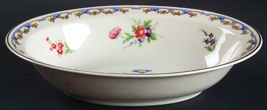 Lady Louise 9" Oval Vegetable Bowl by Syracuse-1