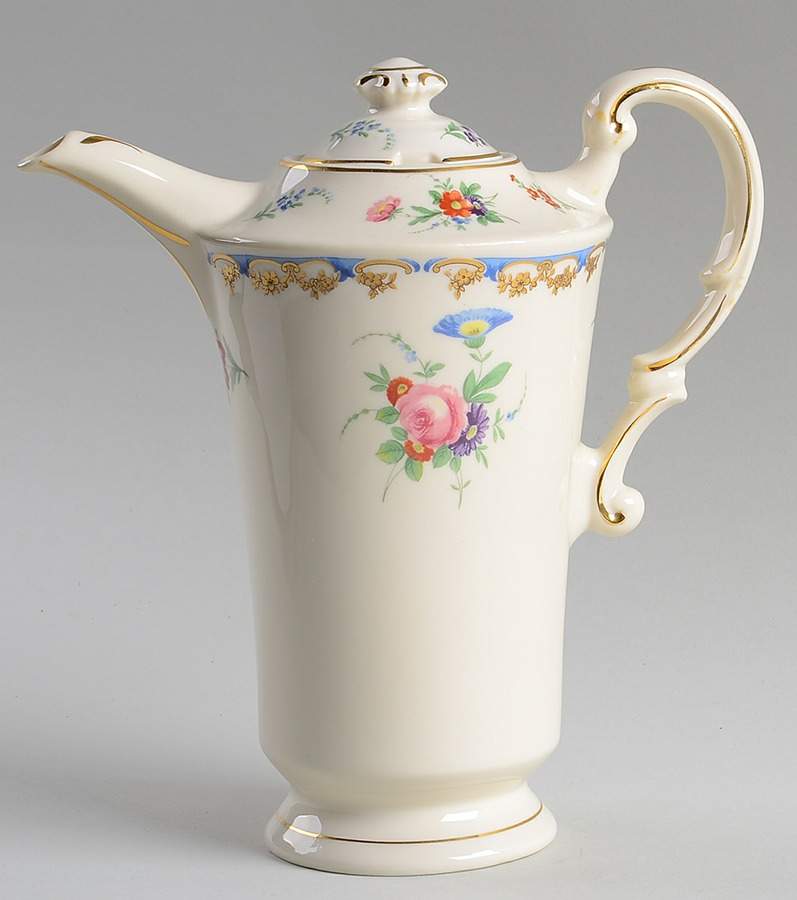 Lady Louise Coffee Pot & Lid by Syracuse-1