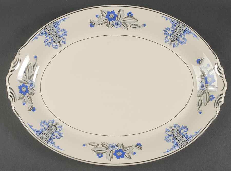 Lady Mary 16" Oval Serving Platter by Syracuse-1