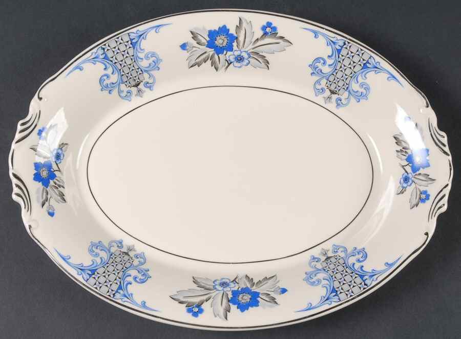 Lady Mary 12" Oval Serving Platter by Syracuse-1