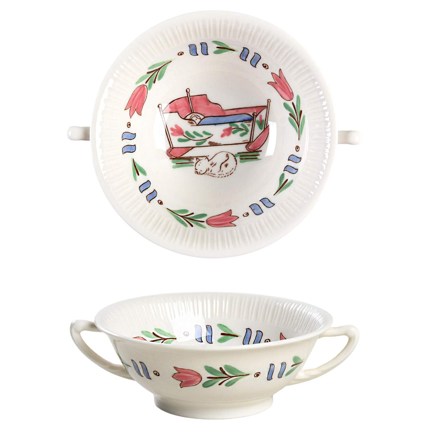 Lancaster Footed Cream Soup Bowl by Syracuse-1