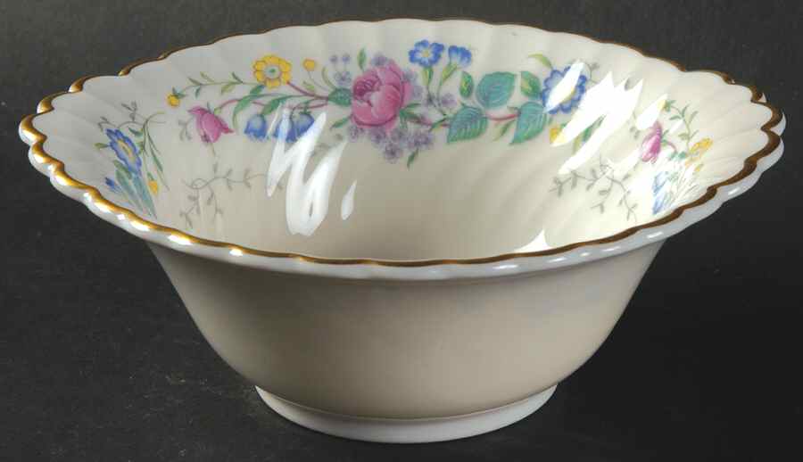 Lilac Rose Lugged Cereal Bowl by Syracuse-1