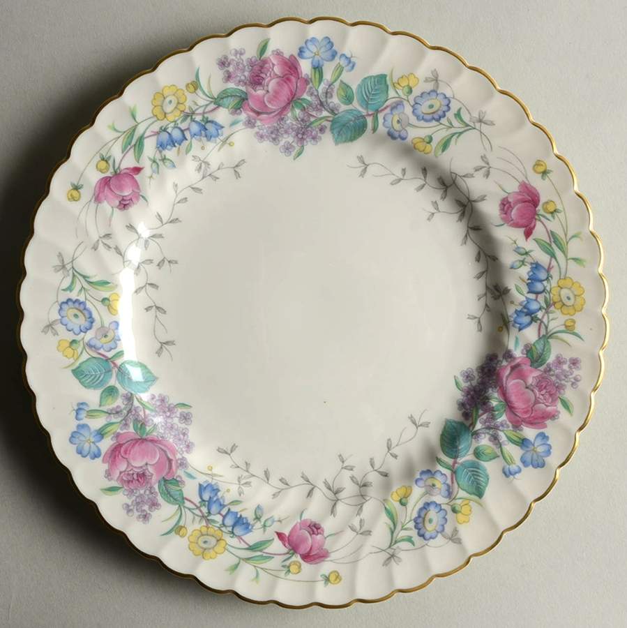 Lilac Rose Luncheon Plate by Syracuse-1