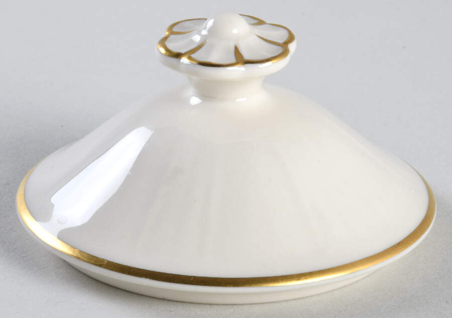 Lily of The Valley (Gold Trim) Lid for Sugar Bowl by Syracuse-1