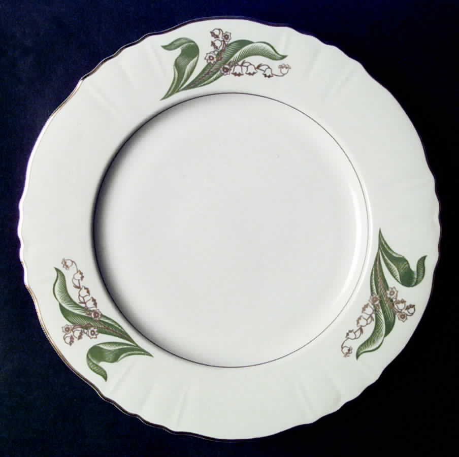 Lily of The Valley (Gold Trim) Dinner Plate by Syracuse-1