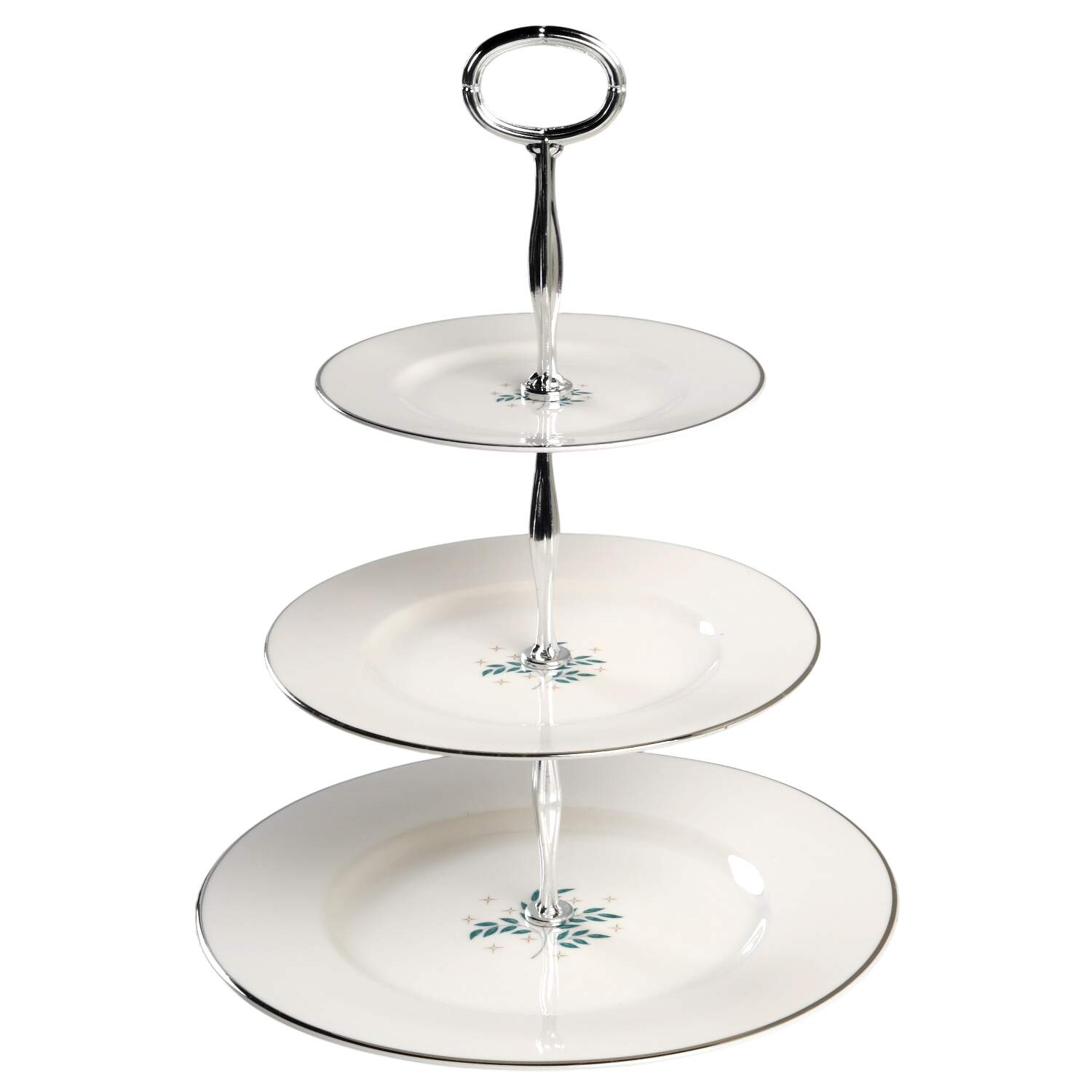 Lyric 13 7/8"-14 1/4" 3-Tiered Serving Tray(DP,SP,BB) HC by Syracuse-1