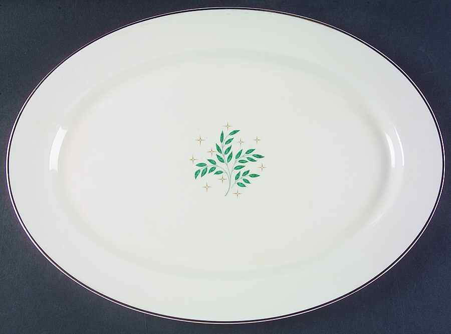Lyric 16" Oval Serving Platter by Syracuse-1
