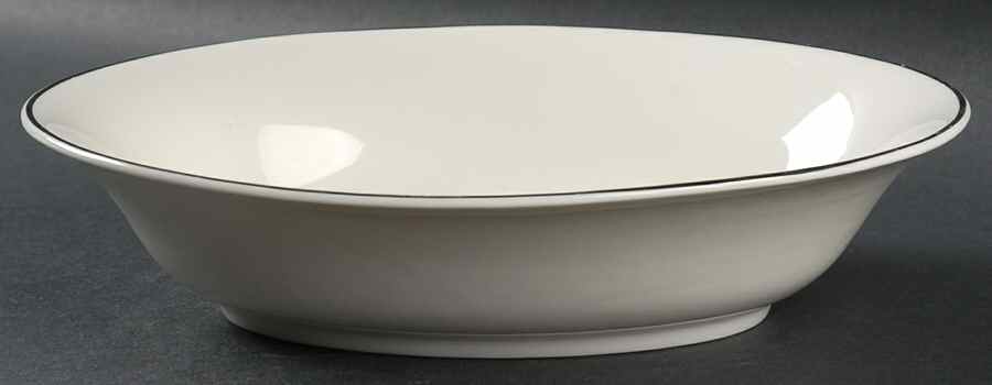 Lyric 10" Oval Vegetable Bowl by Syracuse-1