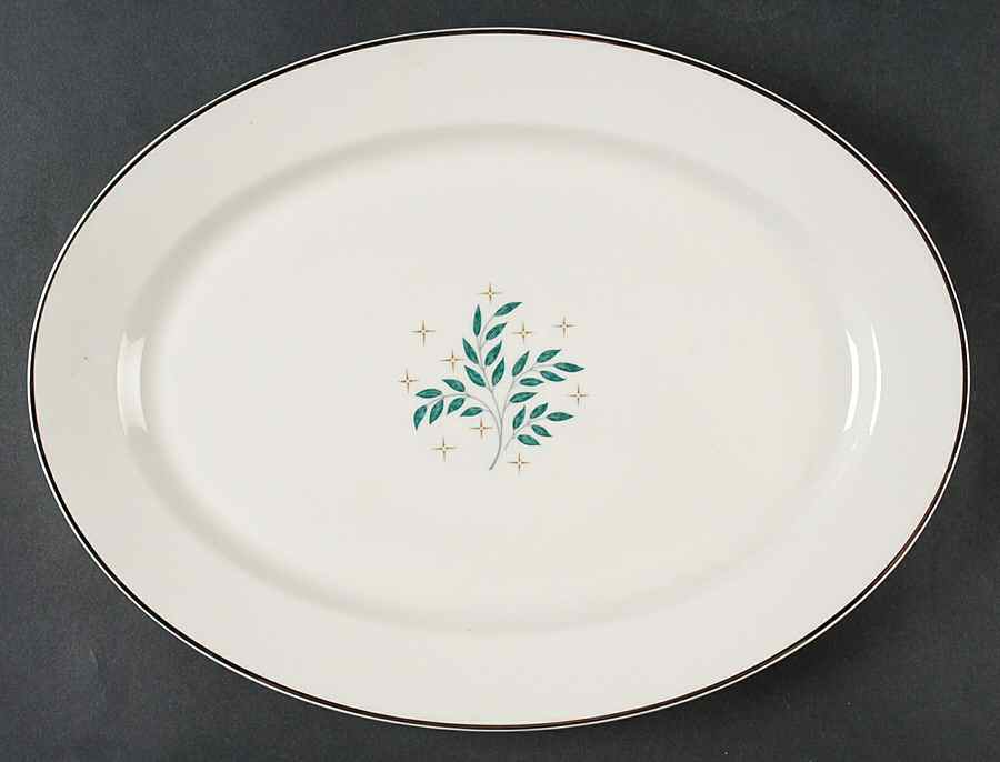 Lyric 14" Oval Serving Platter by Syracuse-1