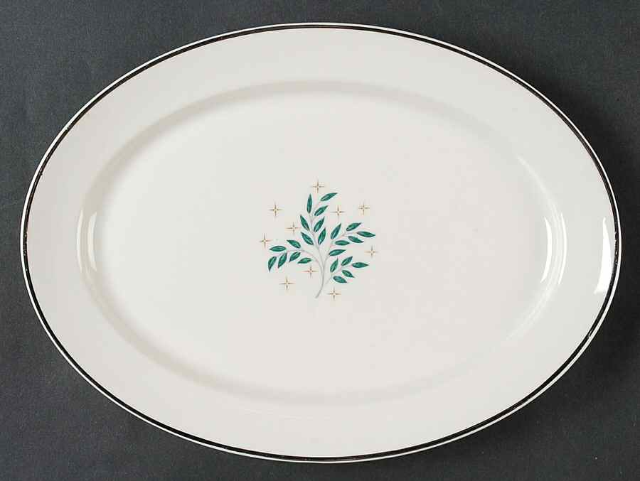 Lyric 12" Oval Serving Platter by Syracuse-1