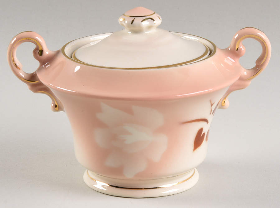 Madam Butterfly Sugar Bowl & Lid by Syracuse-1