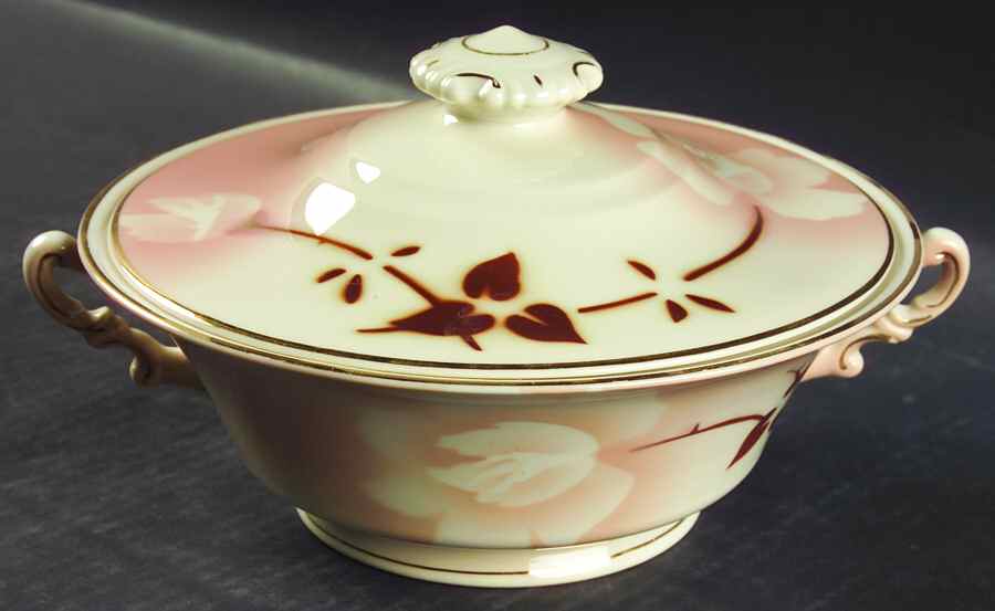 Madam Butterfly Round Covered Vegetable by Syracuse-1