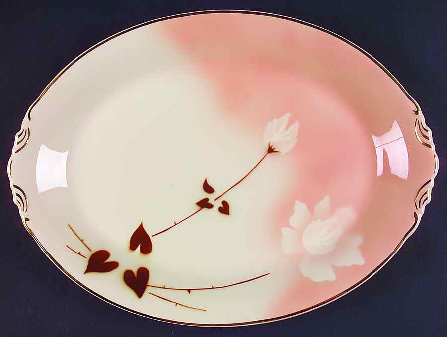 Madam Butterfly 16" Oval Serving Platter by Syracuse-1