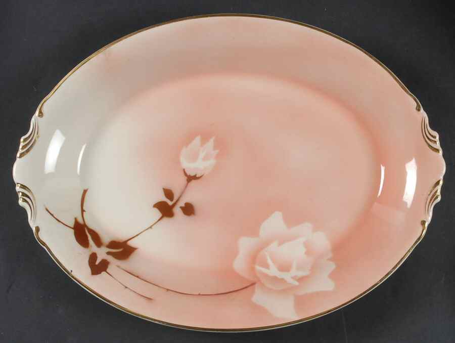 Madam Butterfly 14" Oval Serving Platter by Syracuse-1