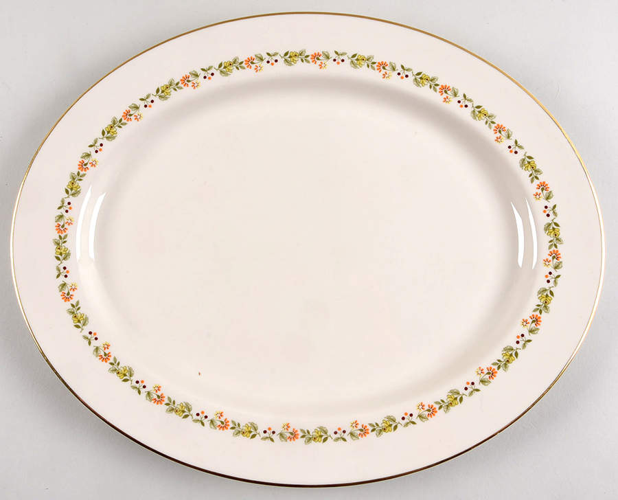 Madison 14" Oval Serving Platter by Syracuse-1