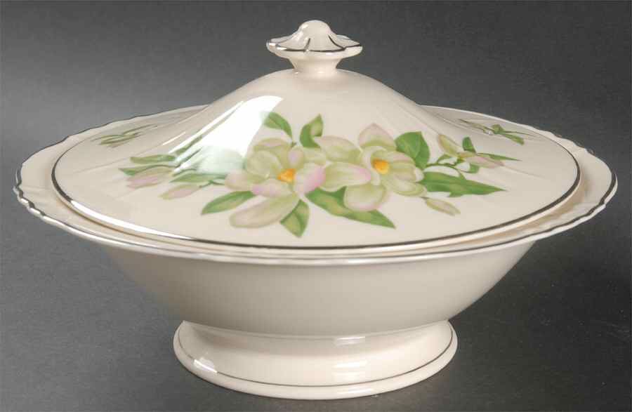 Magnolia Round Covered Vegetable by Syracuse-1