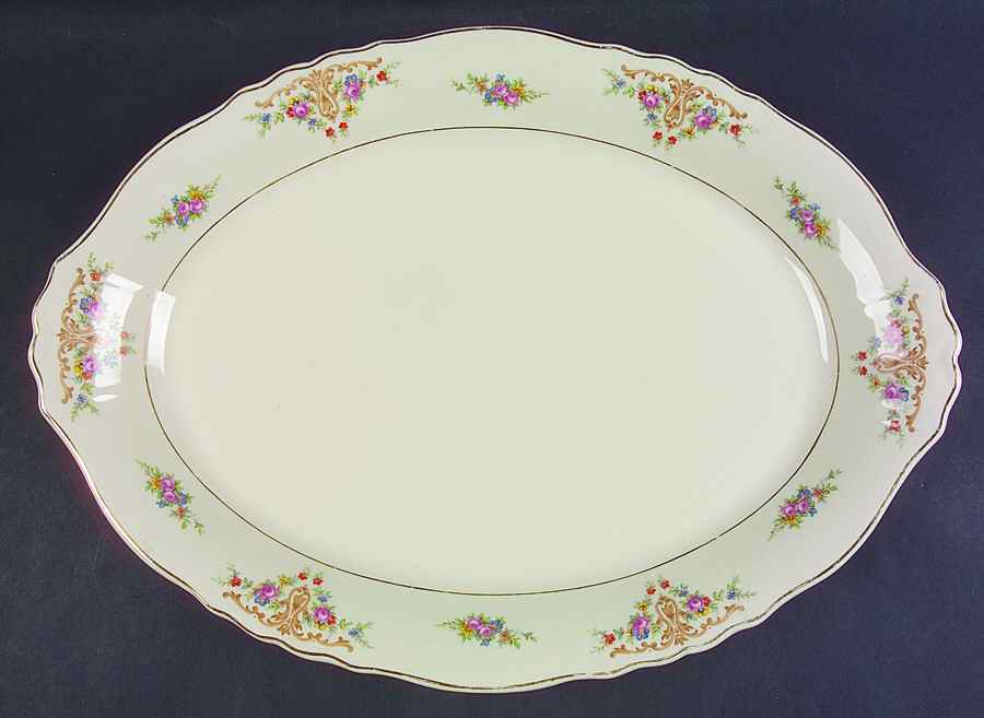 Marietta 16" Oval Serving Platter by Syracuse-1