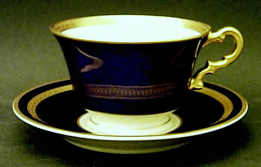 Marchioness Footed Cup & Saucer Set by Syracuse-1