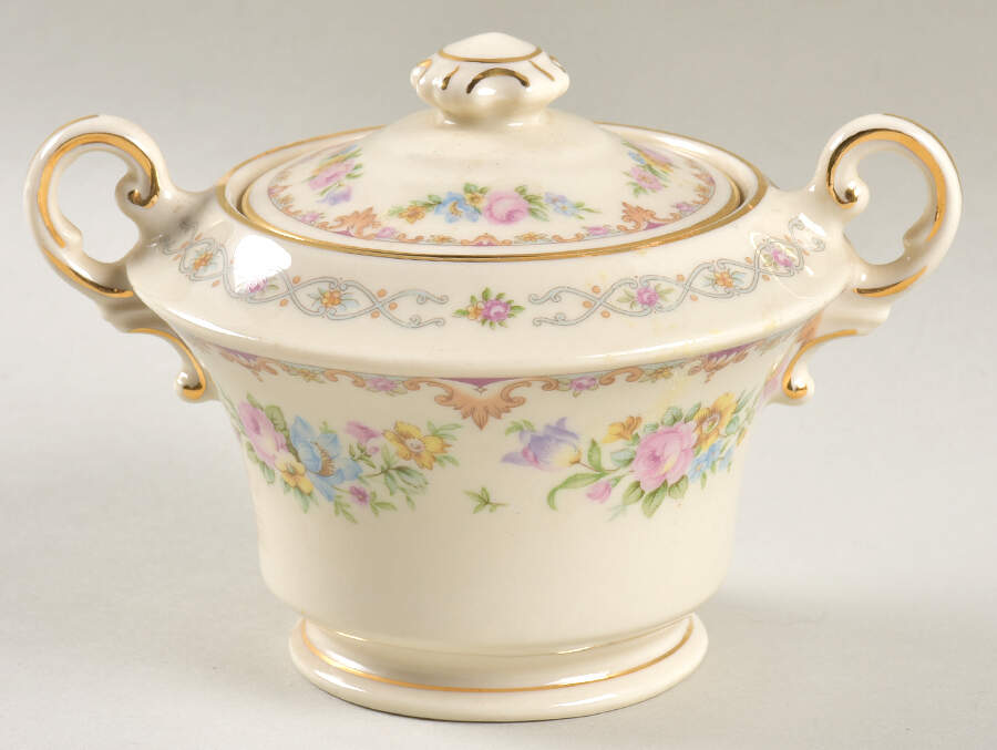 Marlene Sugar Bowl & Lid by Syracuse-1