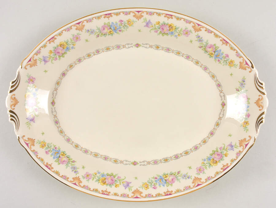Marlene 14" Oval Serving Platter by Syracuse-1
