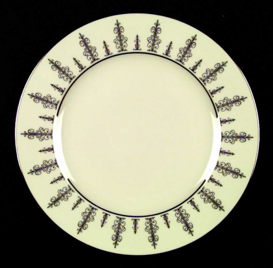 Marquesa Black Dinner Plate by Syracuse-1