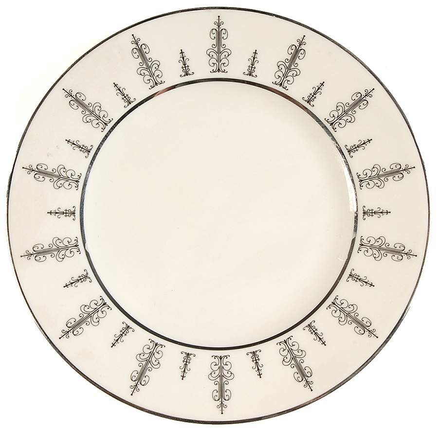 Marquesa Black Bread & Butter Plate by Syracuse-1