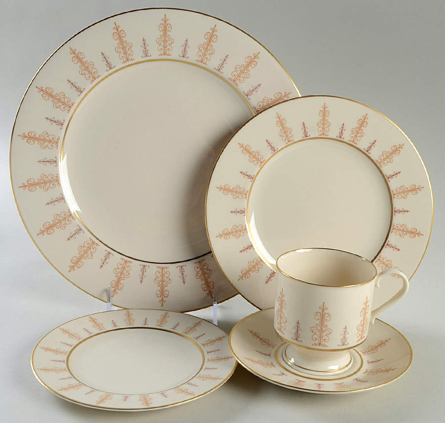 Marquesa Gold 5 Piece Place Setting by Syracuse-1