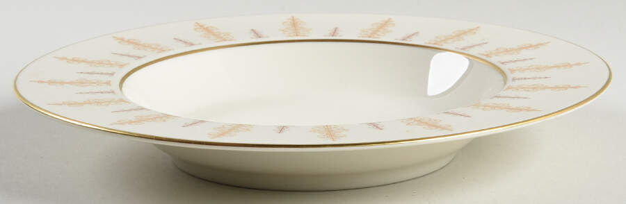 Marquesa Gold Rim Soup Bowl by Syracuse-1