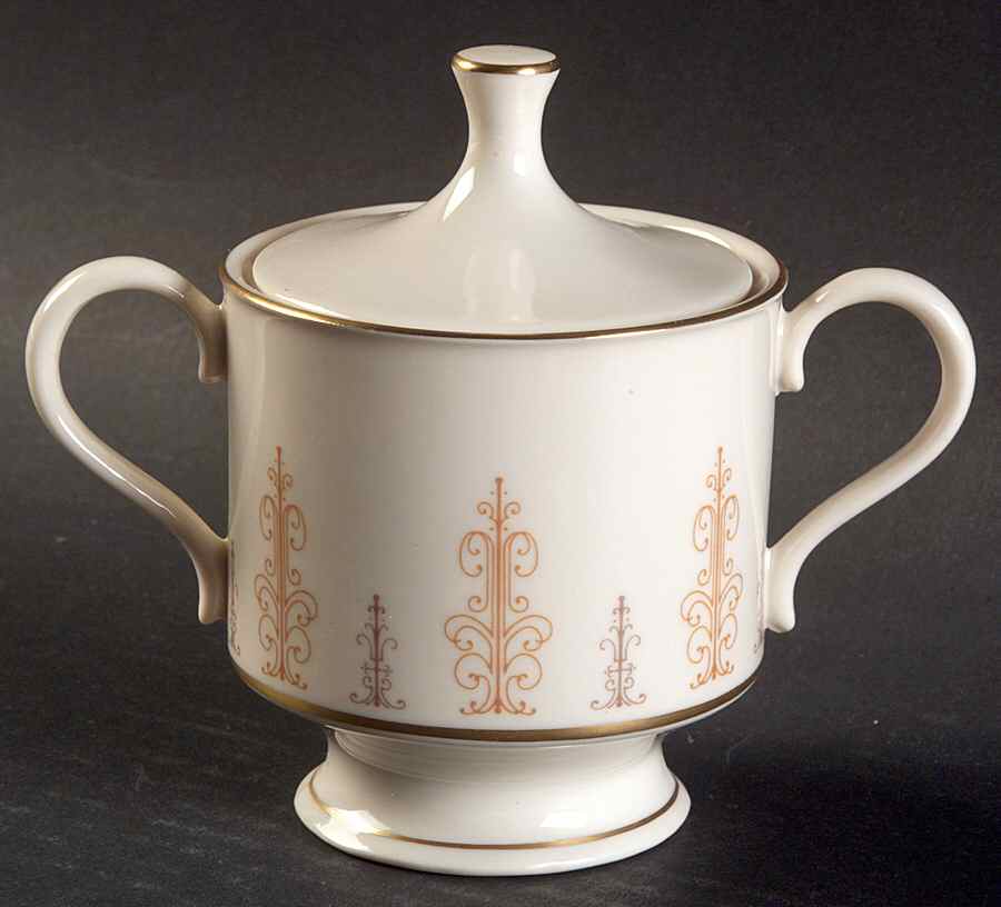 Marquesa Gold Sugar Bowl & Lid by Syracuse-1