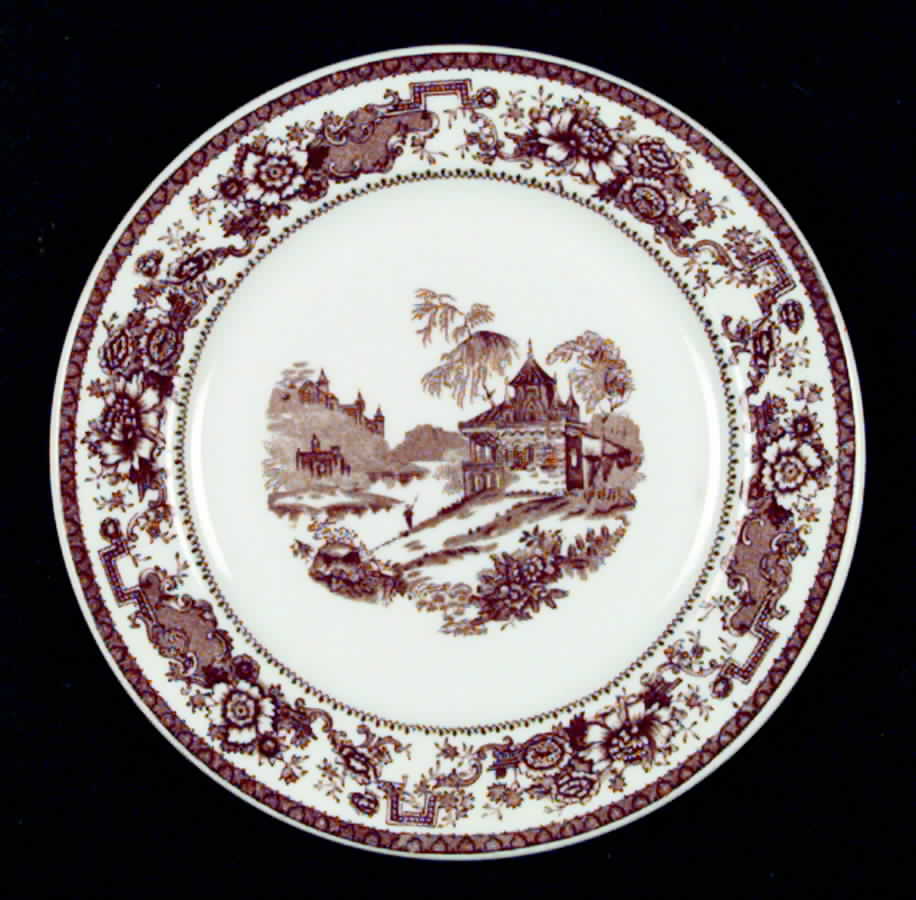Mayfair Brown Bread & Butter Plate by Syracuse-1