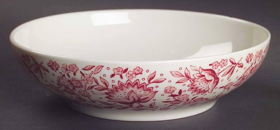 Mayflower Red Coupe Soup Bowl by Syracuse-1