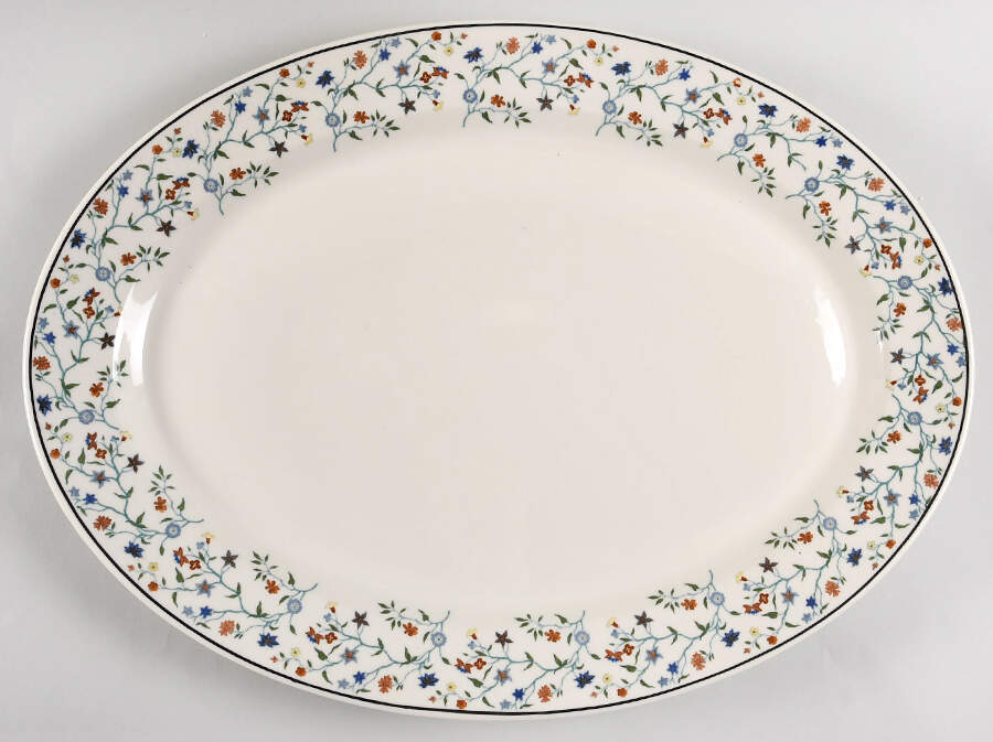Maytime 18" Oval Serving Platter by Syracuse-1