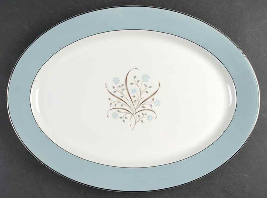 Meadow Breeze 16" Oval Serving Platter by Syracuse-1