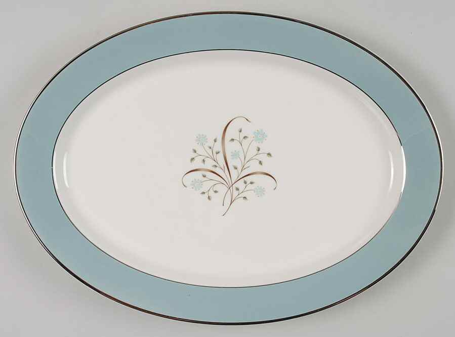 Meadow Breeze 12" Oval Serving Platter by Syracuse-1