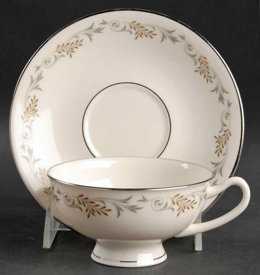 Melodie Footed Cup & Saucer Set by Syracuse-1
