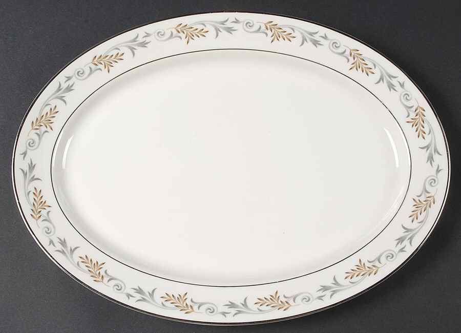 Melodie 12" Oval Serving Platter by Syracuse-1