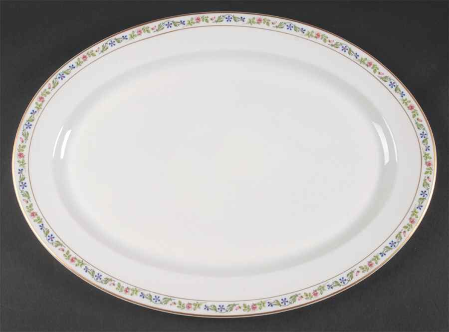 Melrose 16" Oval Serving Platter by Syracuse-1