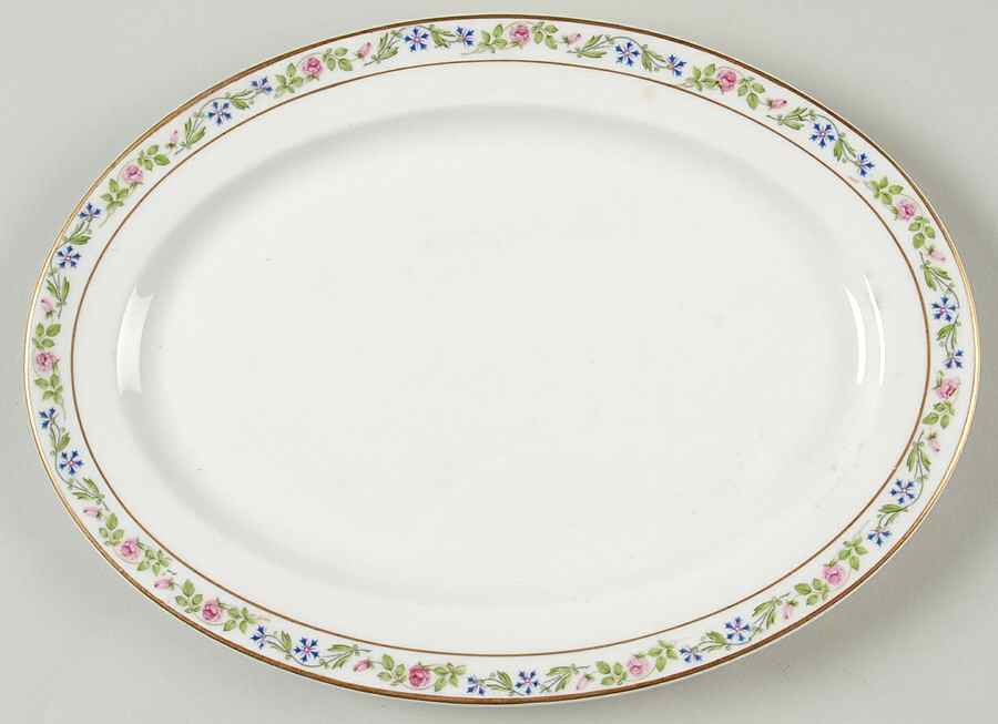 Melrose 10" Oval Serving Platter by Syracuse-1