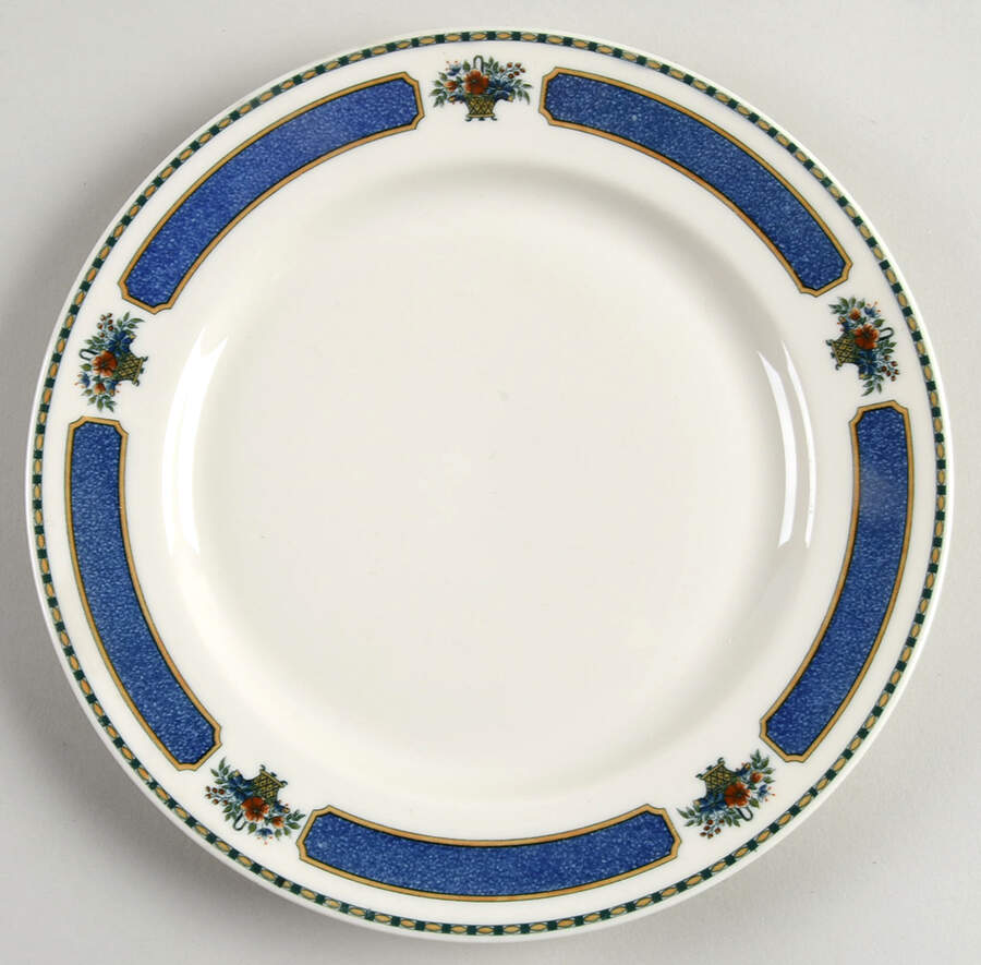 Meridale (Ivory Background) Salad Plate by Syracuse-1