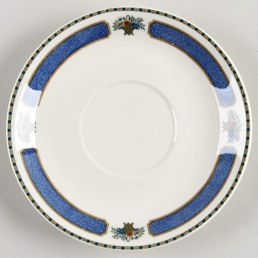 Meridale (Ivory Background) Saucer for Cream Soup Bowl by Syracuse-1