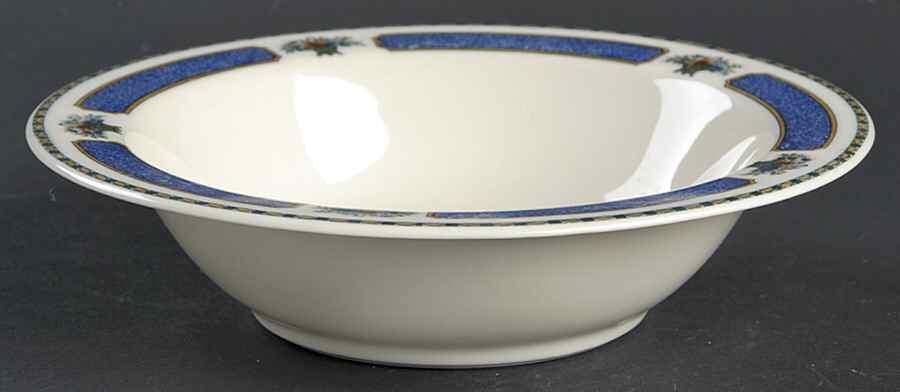 Meridale (Ivory Background) Rim Cereal Bowl by Syracuse-1