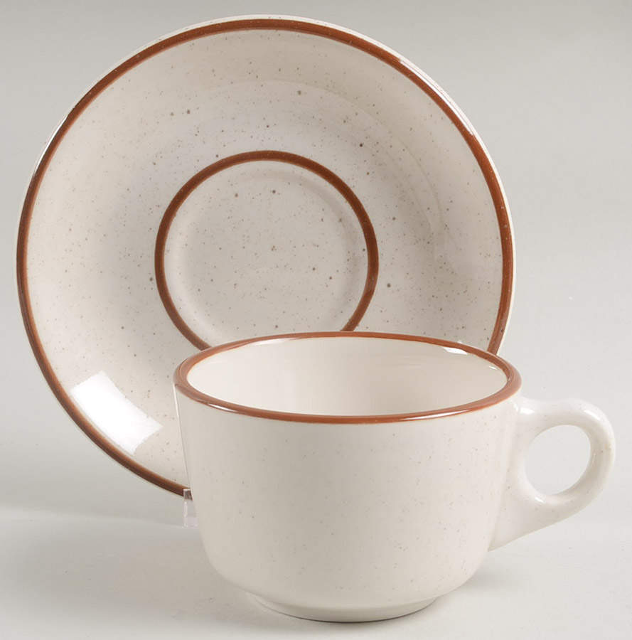 Mesa Grande Flat Cup & Saucer Set by Syracuse-1