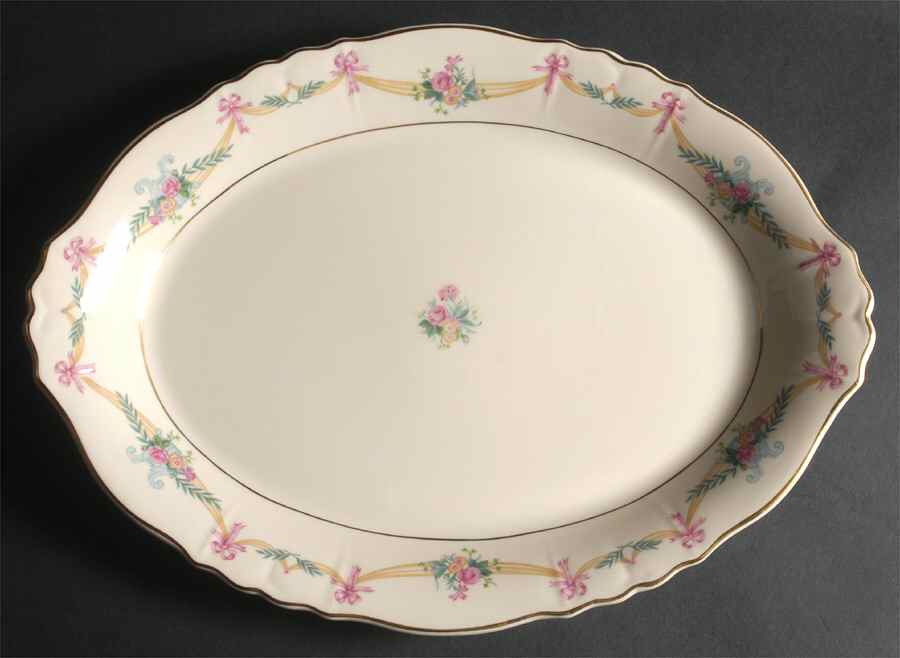 Milicent 16" Oval Serving Platter by Syracuse-1