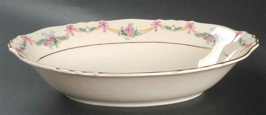 Milicent 10" Oval Vegetable Bowl by Syracuse-1