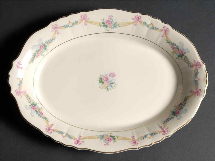 Milicent 12" Oval Serving Platter by Syracuse-1