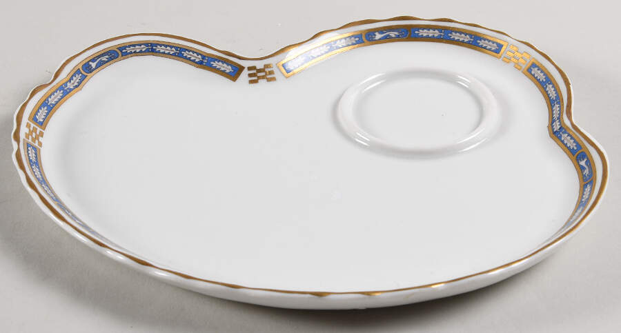 Mistic Blue Snack Plate for Snack Set That Uses the Flat Cup by Syracuse-1