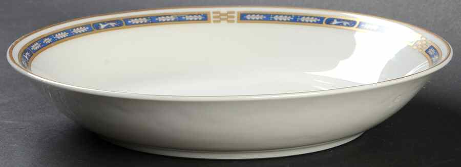 Mistic Blue Coupe Soup Bowl by Syracuse-1