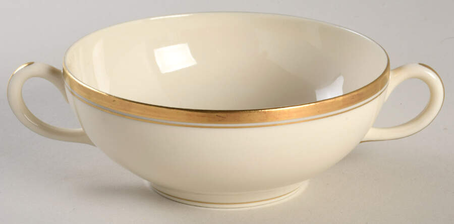 Monticello Flat Cream Soup Bowl by Syracuse-1